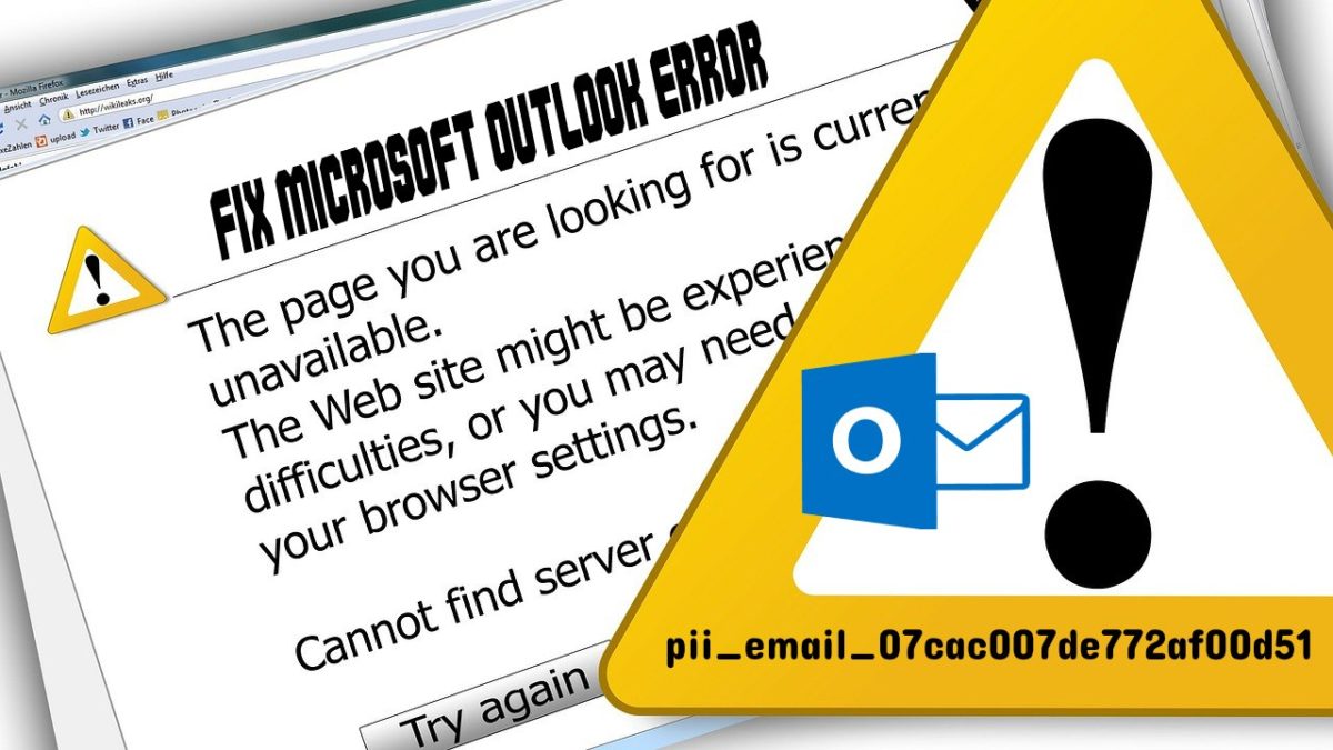 Fix [pii_email_07cac007de772af00d51] Error in MS Outlook