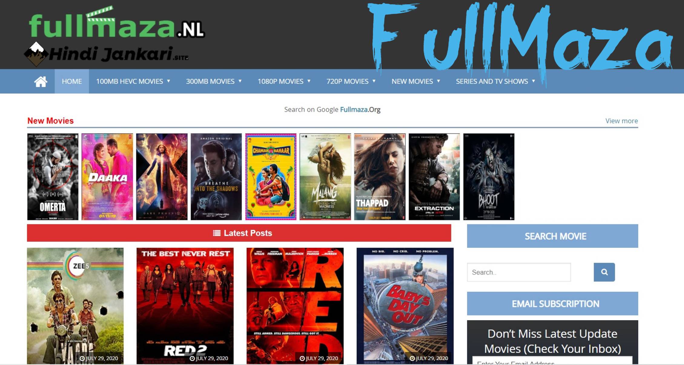 Fullmaza – Download 300MB Movies Full maza Bollywood Hollywood Movies Full